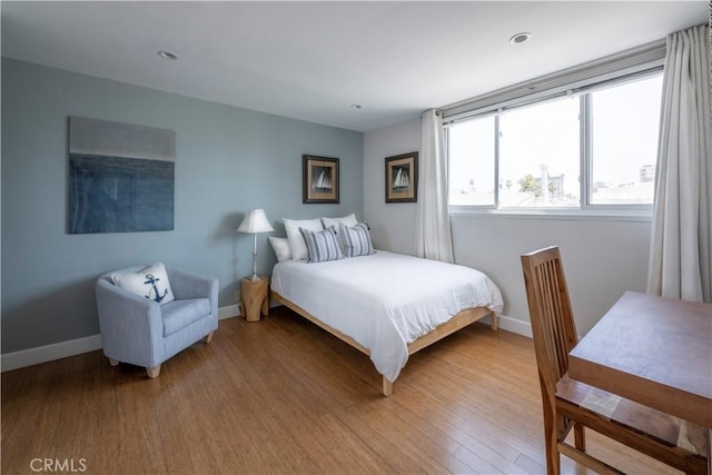 901 Ocean Ave, Santa Monica, CA 90403 - bedroom with light wood-type flooring and recessed lighting