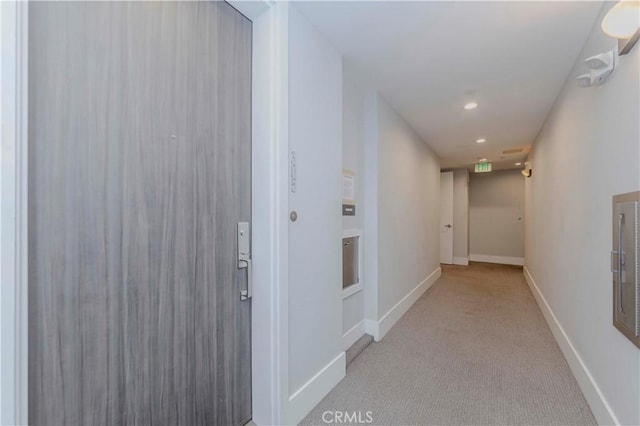 1817 Prosser Ave Unit 305, Los Angeles, CA 90025 - corridor featuring carpet and recessed lighting
