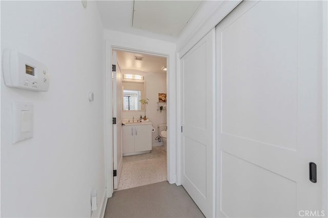 1817 Prosser Ave Unit 305, Los Angeles, CA 90025 - corridor with a sink