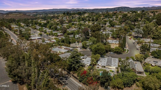 1412 Ellsworth Ct, Thousand Oaks, CA 91360 - aerial overview of property's location with a mountain backdrop