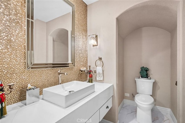 17 Lemans, Newport Coast, CA 92657 - bathroom with vanity and marble finish flooring