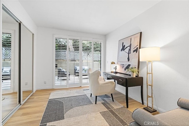 1277 S Beverly Glen Blvd Unit 205, Los Angeles, CA 90024 - office space with wood finished floors and baseboards
