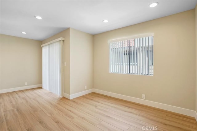 1207 N Columbus Ave, Glendale, CA 91202 - unfurnished room featuring wood finished floors and recessed lighting