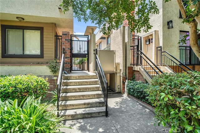 1207 N Columbus Ave, Glendale, CA 91202 - doorway to property featuring a gate and brick siding