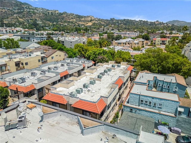 1207 N Columbus Ave, Glendale, CA 91202 - aerial view of a mountainous background