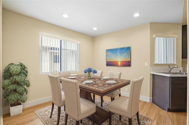 1207 N Columbus Ave, Glendale, CA 91202 - dining area with light wood finished floors and recessed lighting