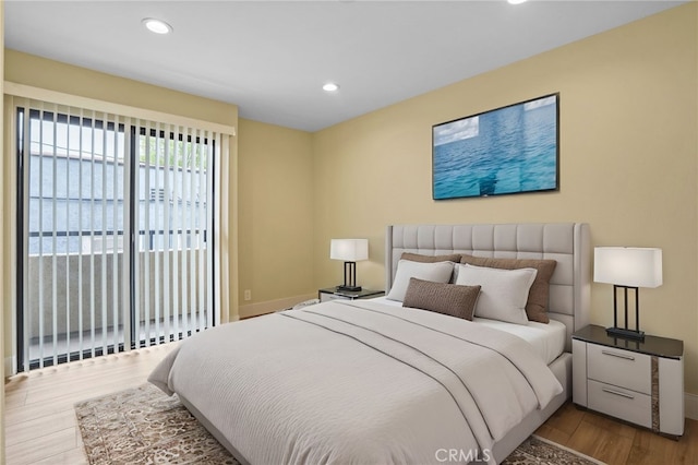 1207 N Columbus Ave, Glendale, CA 91202 - bedroom with wood finished floors and recessed lighting