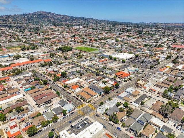 1431 S Gaffey St, San Pedro, CA 90731 - aerial view of property and surrounding area with mountains