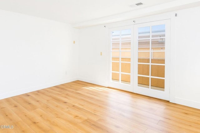 381 Highland Dr, Oxnard, CA 93035 - empty room with wood finished floors and baseboards