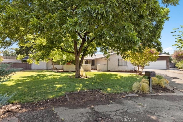 667 Morgan Dr, Chico, CA 95973 - view of yard with concrete driveway and an attached garage