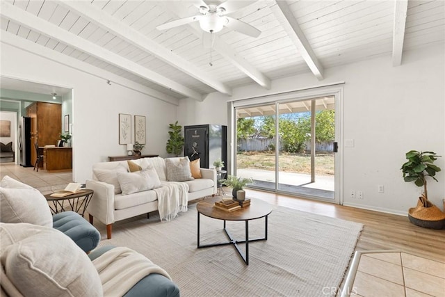 667 Morgan Dr, Chico, CA 95973 - living area with light wood-style floors, wooden ceiling, and a ceiling fan