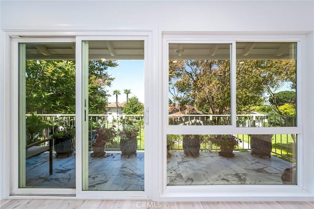 2143 Ronda Granada Unit P, Laguna Woods, CA 92637 - doorway with plenty of natural light