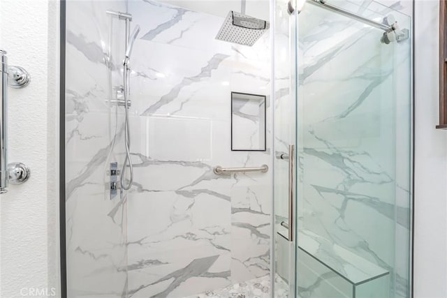 2143 Ronda Granada Unit P, Laguna Woods, CA 92637 - full bath featuring a marble finish shower