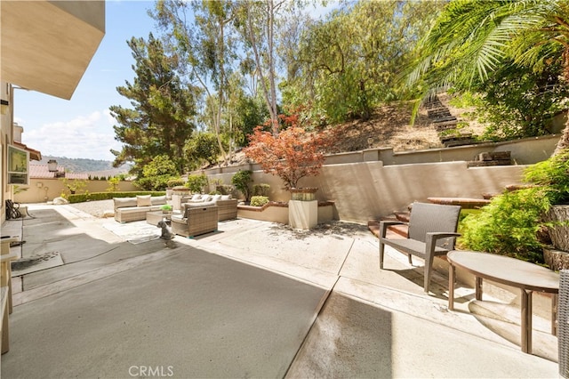 2767 Saleroso Dr, Rowland Heights, CA 91748 - view of patio featuring an outdoor hangout area