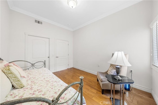 2767 Saleroso Dr, Rowland Heights, CA 91748 - bedroom featuring crown molding and wood finished floors