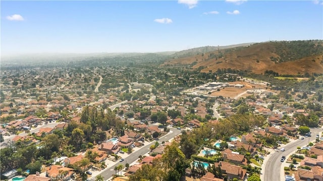 2767 Saleroso Dr, Rowland Heights, CA 91748 - aerial view of property and surrounding area with nearby suburban area and a mountainous background