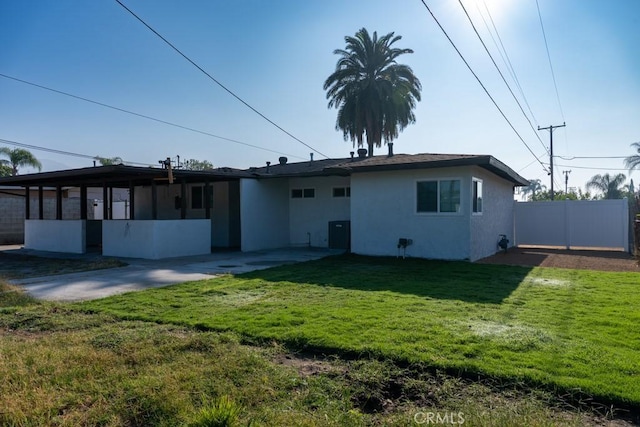 8666 Calaveras Ave, Rancho Cucamonga, CA 91730 - back of house with stucco siding