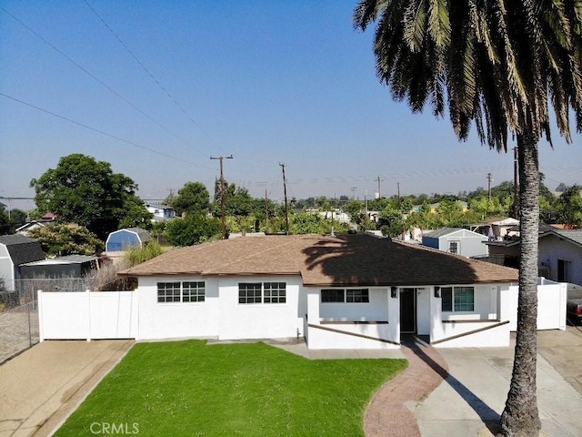 8666 Calaveras Ave, Rancho Cucamonga, CA 91730 - ranch-style home with stucco siding and a shingled roof