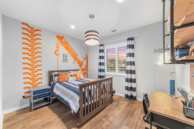 2990Eldenberry St, Escondido, CA 92029 - bedroom with wood finished floors and recessed lighting