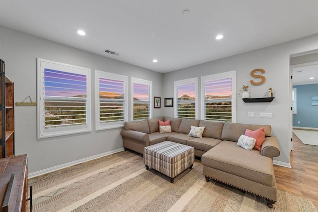 2990Eldenberry St, Escondido, CA 92029 - living area featuring light wood-style flooring and recessed lighting