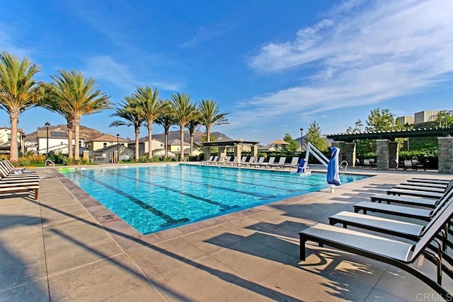 2990Eldenberry St, Escondido, CA 92029 - community pool featuring a patio and a residential view