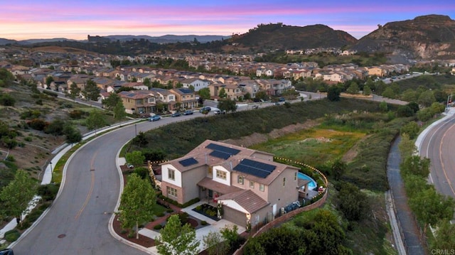 2990Eldenberry St, Escondido, CA 92029 - aerial view at dusk of a mountain view and a residential view
