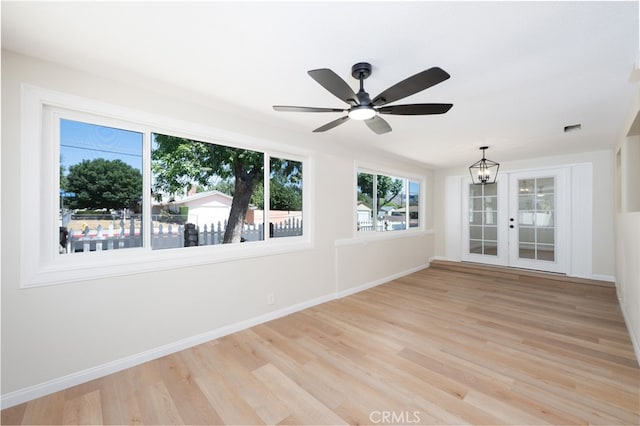 880 E Wright St, Hemet, CA 92543 - unfurnished sunroom featuring french doors