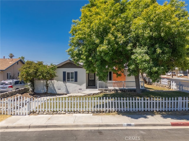880 E Wright St, Hemet, CA 92543 - obstructed view of property with a fenced front yard