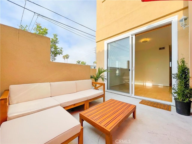 1628 E Palm Ave Unit 5, El Segundo, CA 90245 - view of patio with an outdoor living space