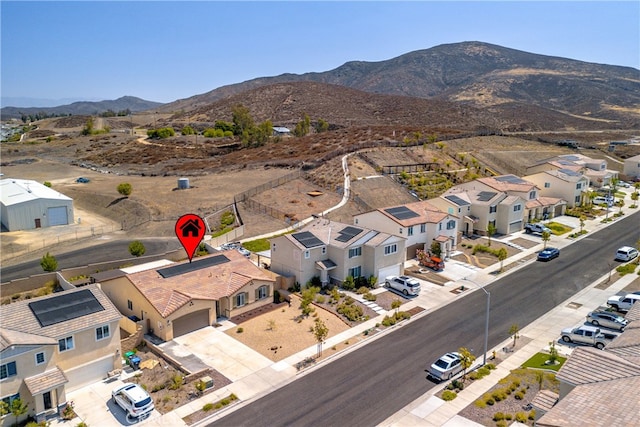 33084 Toledo Bend Ct, Winchester, CA 92596 - aerial view of residential area featuring mountains