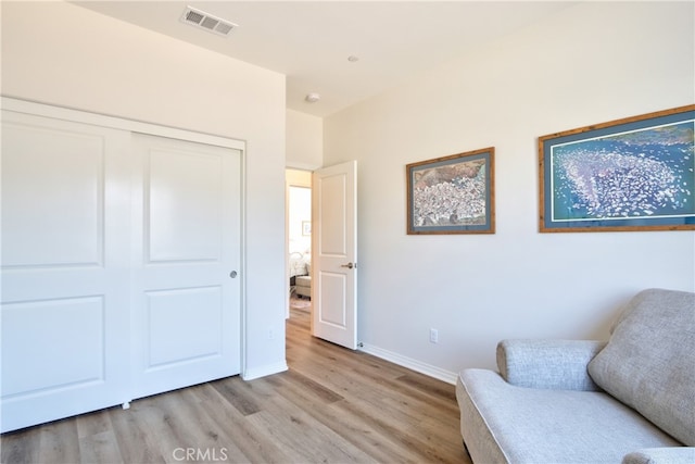 33084 Toledo Bend Ct, Winchester, CA 92596 - sitting room featuring light wood-type flooring and baseboards
