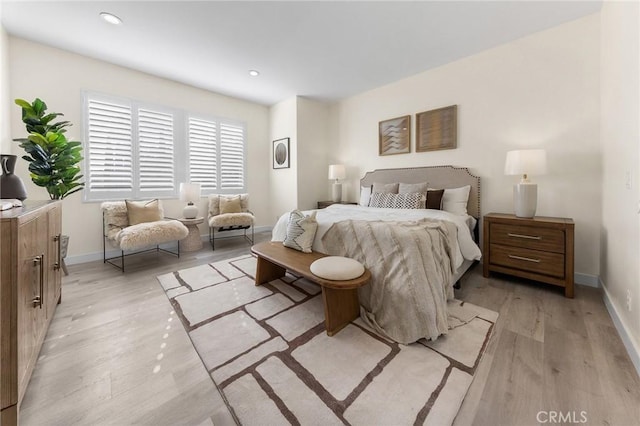 18680 Vantage Pointe Dr, Rowland Heights, CA 91748 - bedroom featuring light wood-style floors and recessed lighting