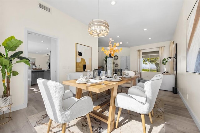 18680 Vantage Pointe Dr, Rowland Heights, CA 91748 - dining room with recessed lighting and light wood-style flooring