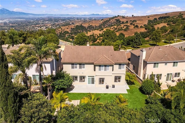 18680 Vantage Pointe Dr, Rowland Heights, CA 91748 - aerial view of property and surrounding area featuring a mountain backdrop