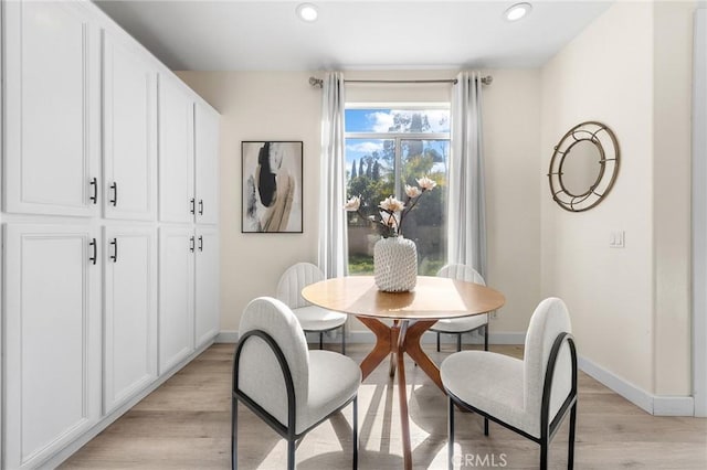 18680 Vantage Pointe Dr, Rowland Heights, CA 91748 - dining space featuring light wood-type flooring and recessed lighting