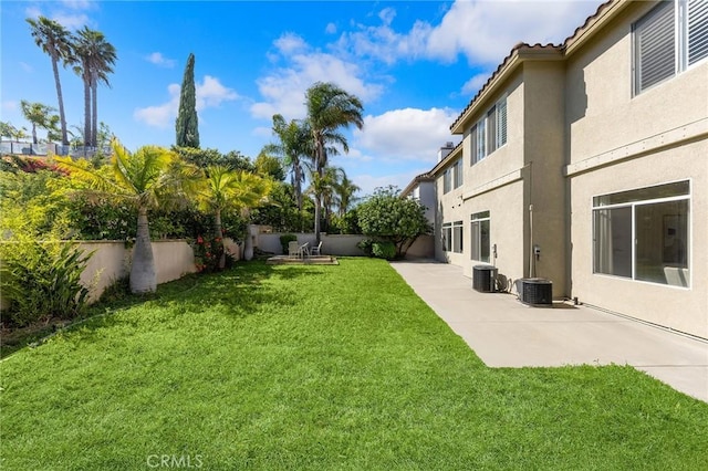18680 Vantage Pointe Dr, Rowland Heights, CA 91748 - fenced backyard featuring a patio area