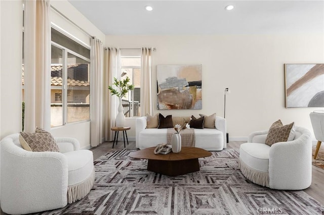 18680 Vantage Pointe Dr, Rowland Heights, CA 91748 - sitting room with recessed lighting and wood finished floors