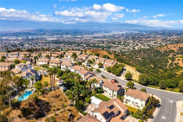 18680 Vantage Pointe Dr, Rowland Heights, CA 91748 - aerial view of residential area featuring mountains