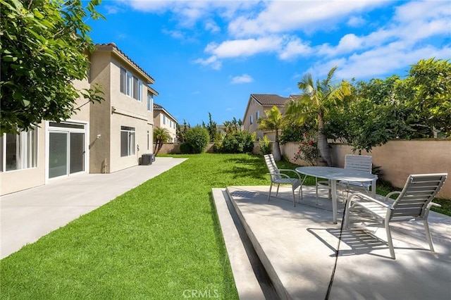 18680 Vantage Pointe Dr, Rowland Heights, CA 91748 - fenced backyard featuring a patio and a residential view
