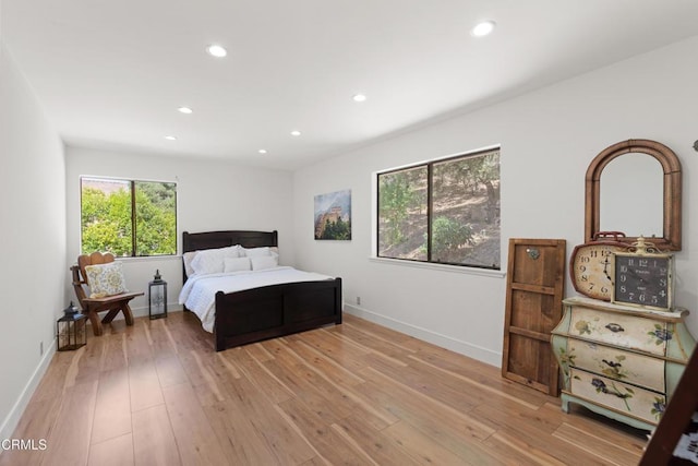 2100 Valley Meadow Dr, Oak View, CA 93022 - bedroom featuring recessed lighting and light wood-style flooring