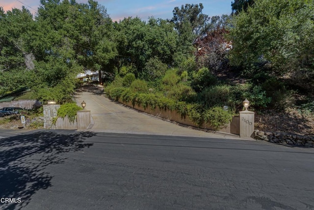 2100 Valley Meadow Dr, Oak View, CA 93022 - view of asphalt road