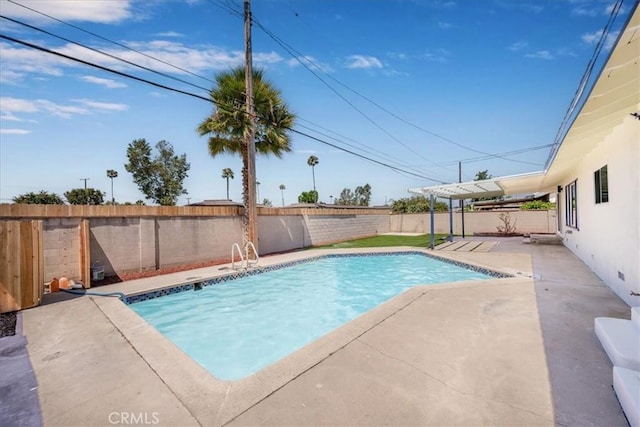 11251 Bowles Ave, Garden Grove, CA 92841 - view of pool with a patio and a fenced backyard