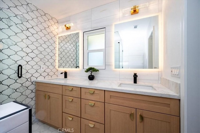 11251 Bowles Ave, Garden Grove, CA 92841 - bathroom featuring double vanity