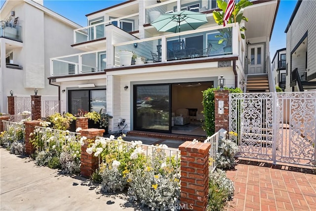 1817 W Bay Ave Unit A, Newport Beach, CA 92663 - rear view of property