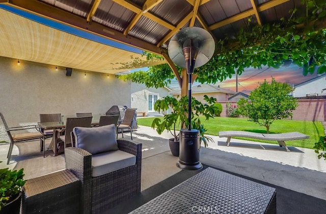 12826 Bombardier Ave, Norwalk, CA 90650 - view of patio / terrace with outdoor dining space