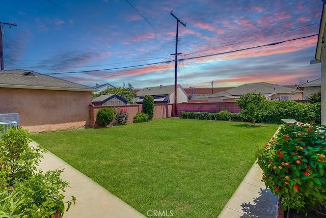 12826 Bombardier Ave, Norwalk, CA 90650 - view of yard at dusk
