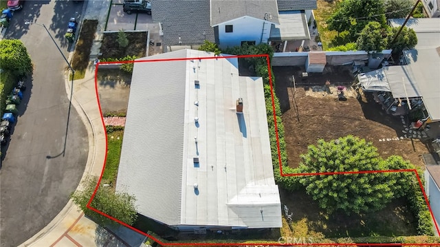 13624 Vose St, Valley Glen, CA 91405 - aerial view of property and surrounding area with property boundaries highlighted