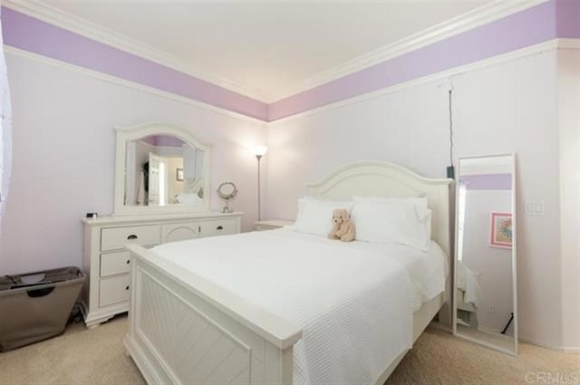 2792 Rambling Vistas Rd, Chula Vista, CA 91915 - bedroom featuring light carpet and crown molding