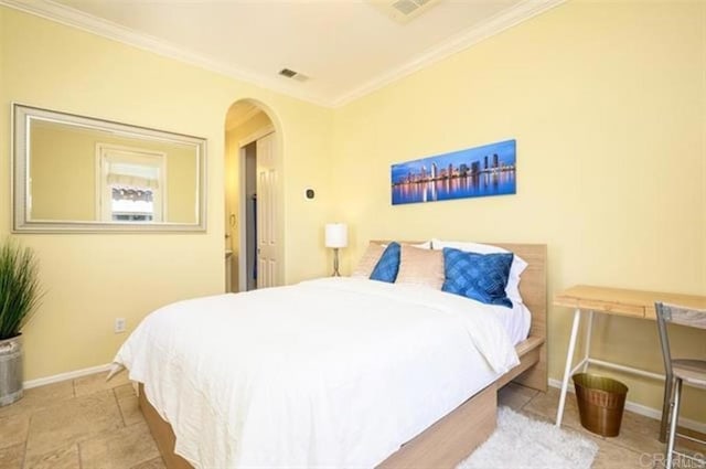2792 Rambling Vistas Rd, Chula Vista, CA 91915 - bedroom with arched walkways and ornamental molding