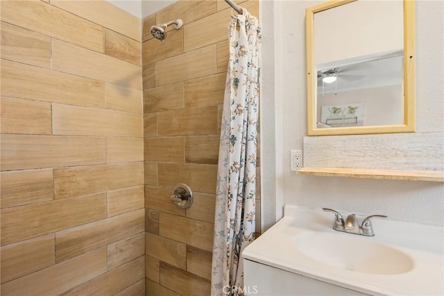 213 S Atlantic Blvd, Alhambra, CA 91801 - full bathroom featuring tiled shower and vanity